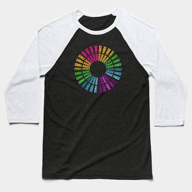 Pride Illution Baseball T-Shirt by yogisnanda